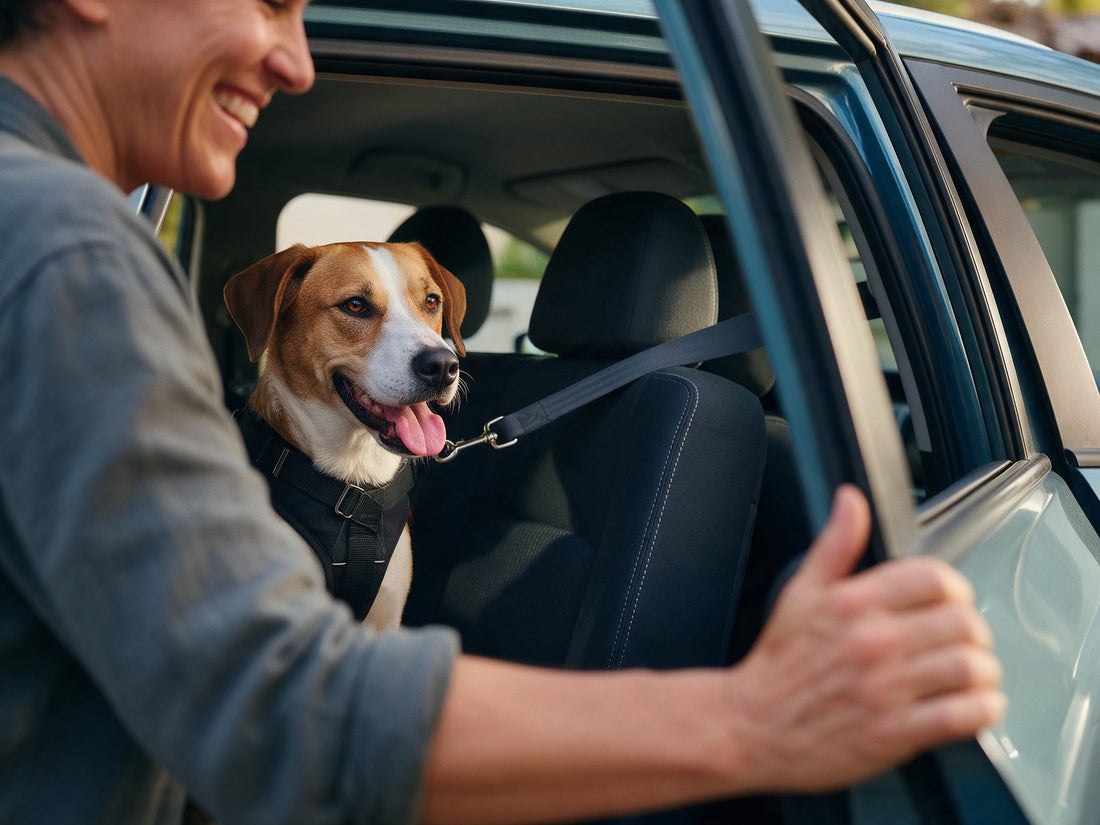 Perro en el coche: cómo llevarlo seguro (y qué dice la DGT)
