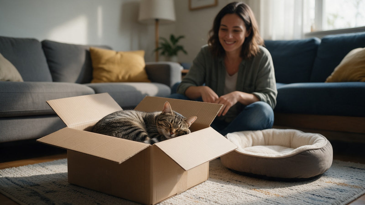 Por qué a los gatos les gustan tanto las cajas