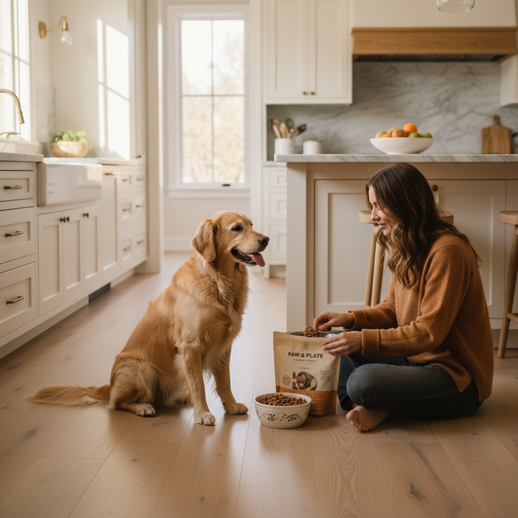 Comedero elevado para perros