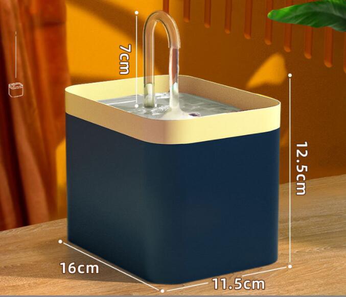 Fuente de agua automática para gatos 1,5 L en color azul