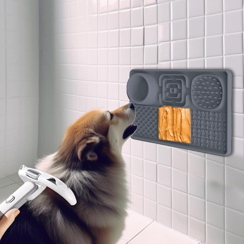 Alfombra lamedora de silicona para comer despacio para perros