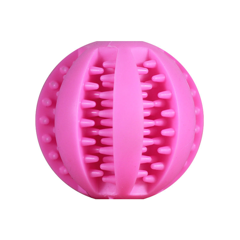 Pelota mordedora de goma interactiva para perros