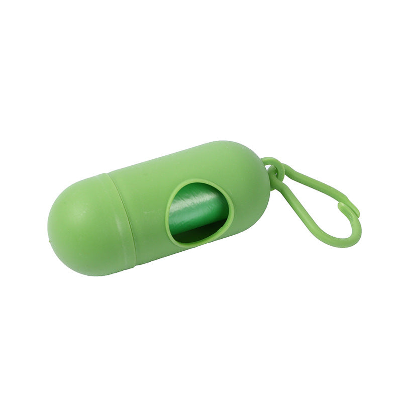 Cápsula dispensadora para bolsas de excrementos