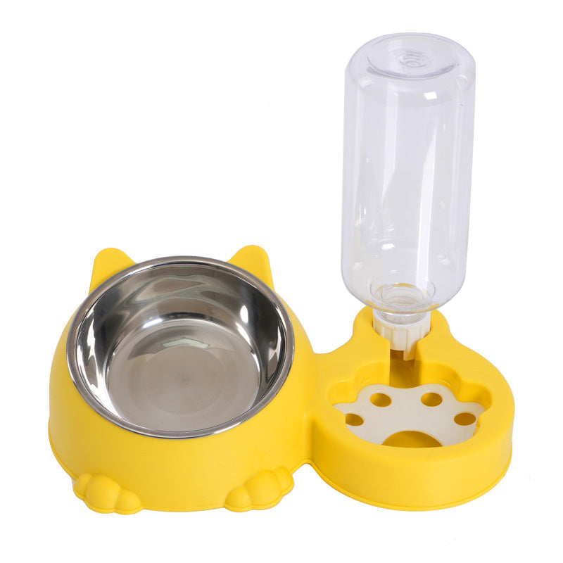Comedero y Bebedero Automático de Dos Cuencos para Perros y Gatos, foto 5 de 15