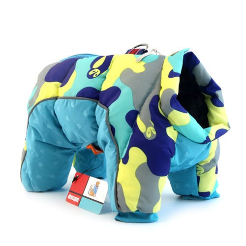 Abrigo acolchado impermeable para perros