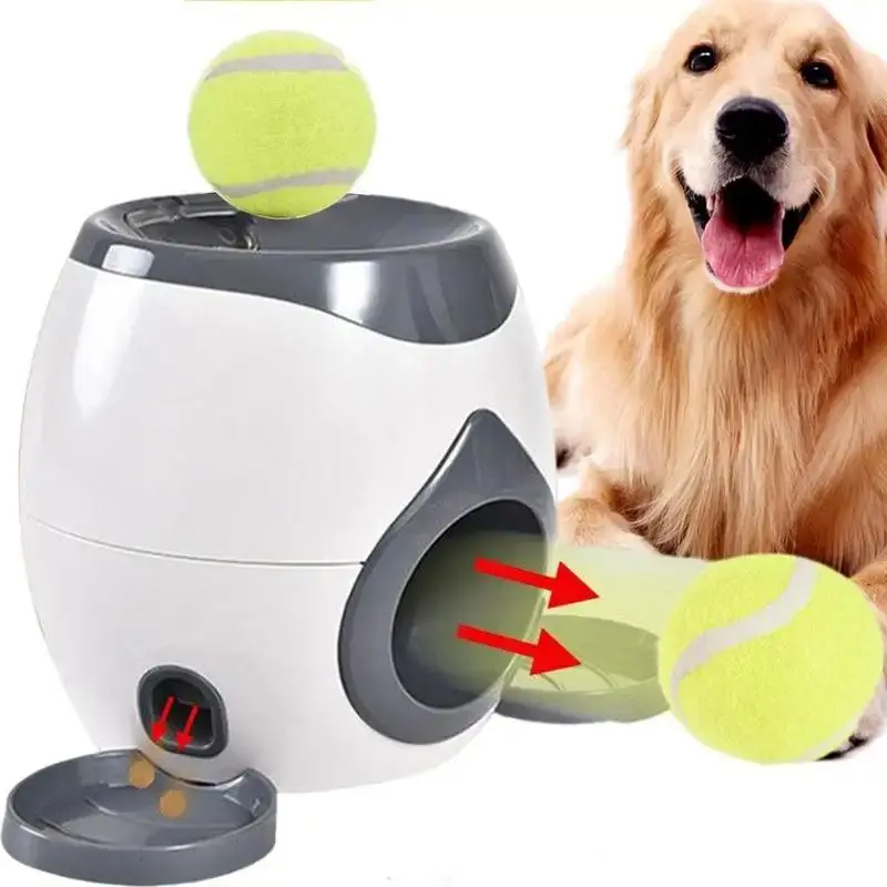 Lanzador de pelotas para perros con 2 bolas, foto 2 de 9
