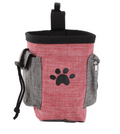 Bolsa de premios para adiestramiento de perros en color rojo