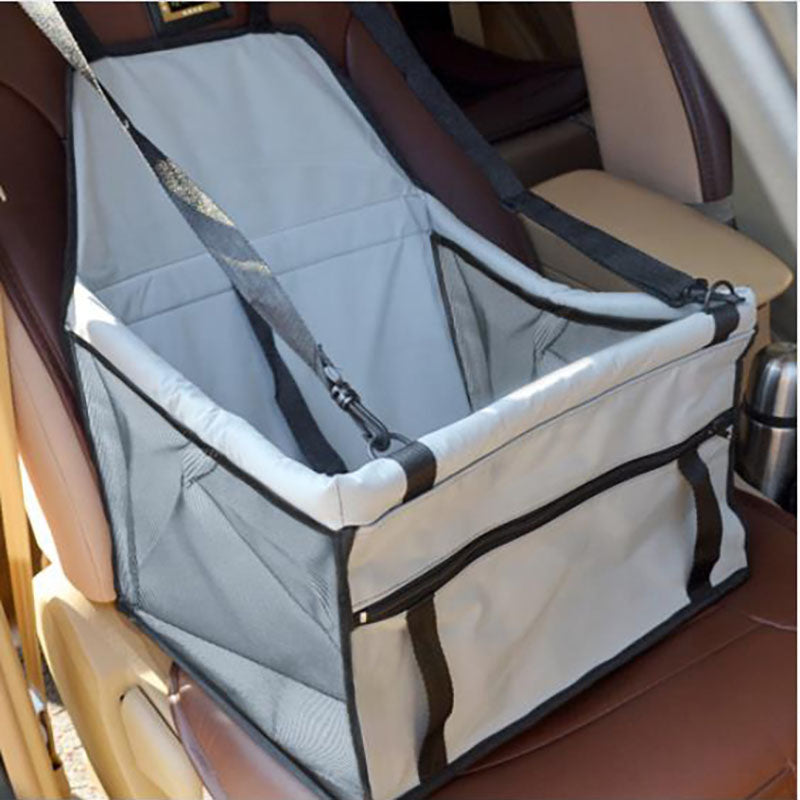 Asiento de coche plegable tipo bolsa con malla para perros y gatos, foto 5 de 16