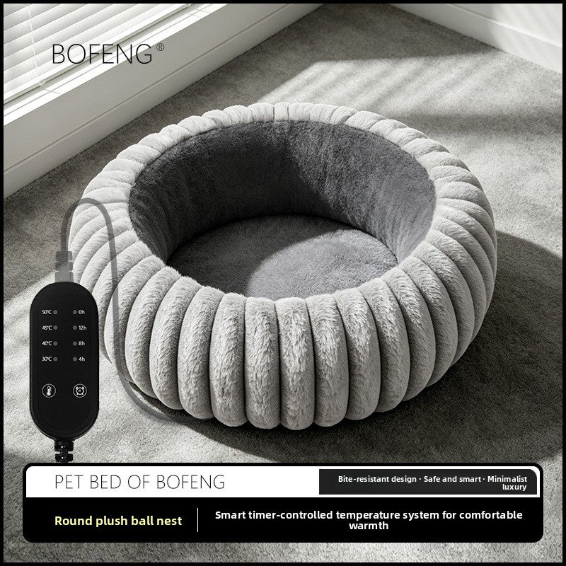 Cama térmica con calentador USB para perros y gatos
