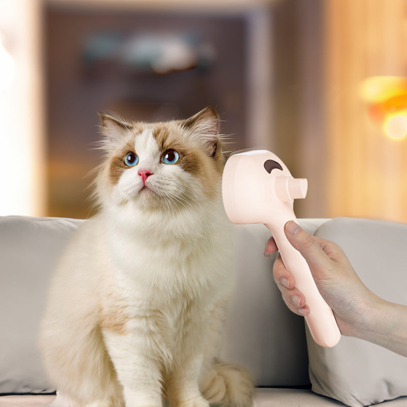 Peine eléctrico con bruma para perros y gatos
