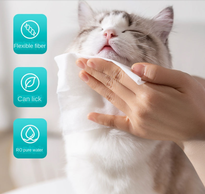 Toallitas húmedas para limpiar ojos de perros y gatos