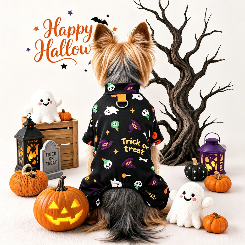 Ropa floral de Halloween para perros y gatos, foto 4 de 8