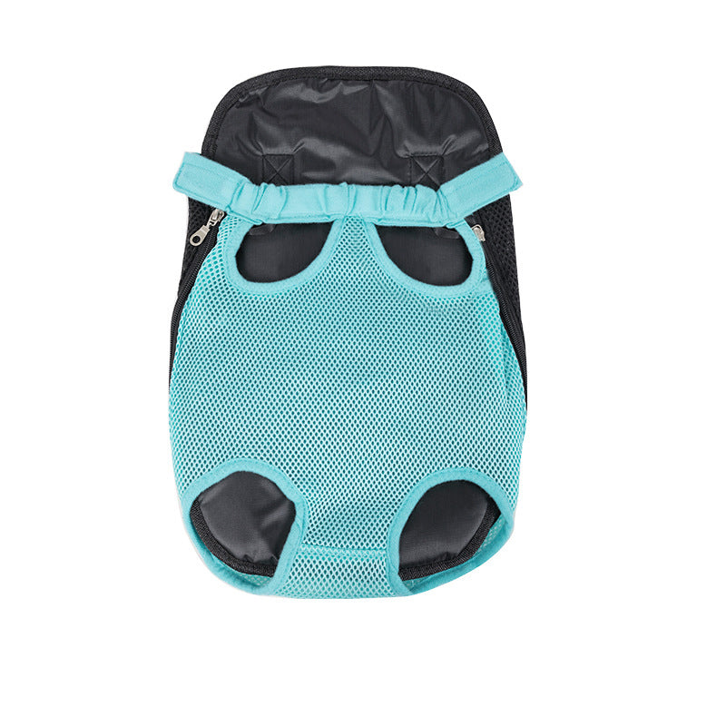Mochila portabebés para perros y gatos, con patas fuera