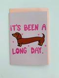 Tarjeta de felicitación pintada a mano para amantes de las mascotas – Pawsome Pets New York (diseño 156)