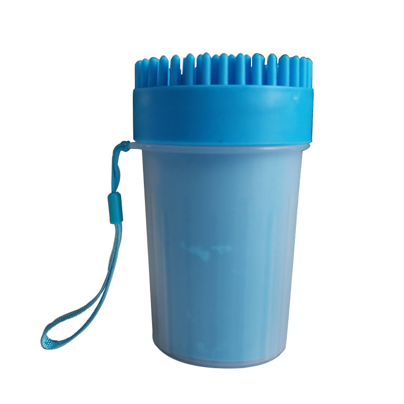 Vaso limpiapatas portátil para perros