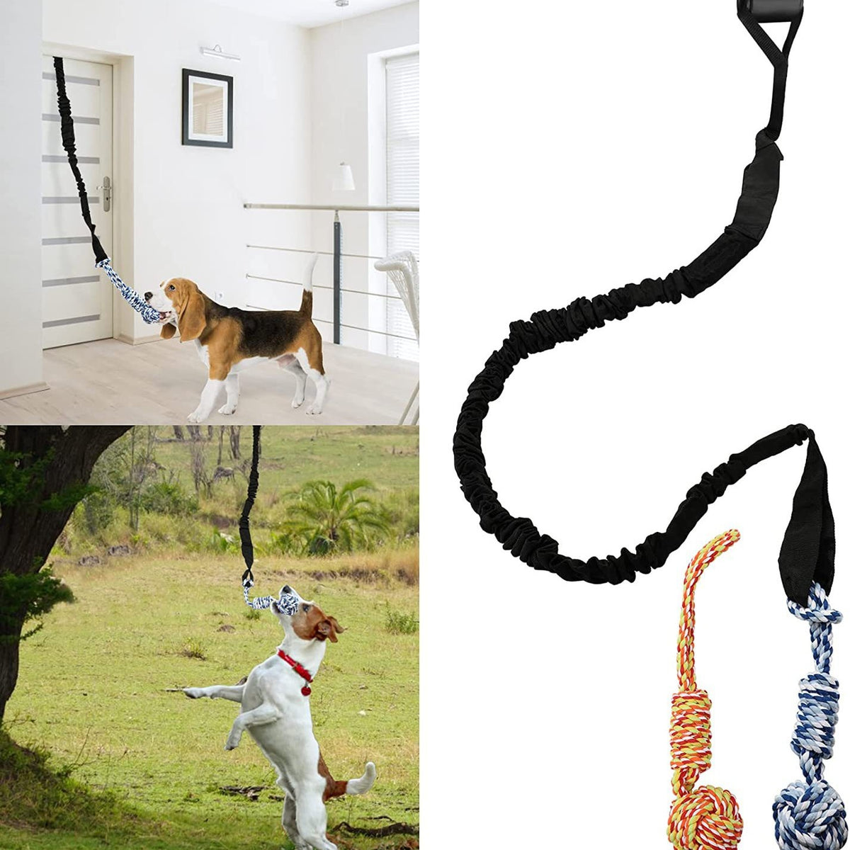 Juguete de cuerda para tirar y morder para perros