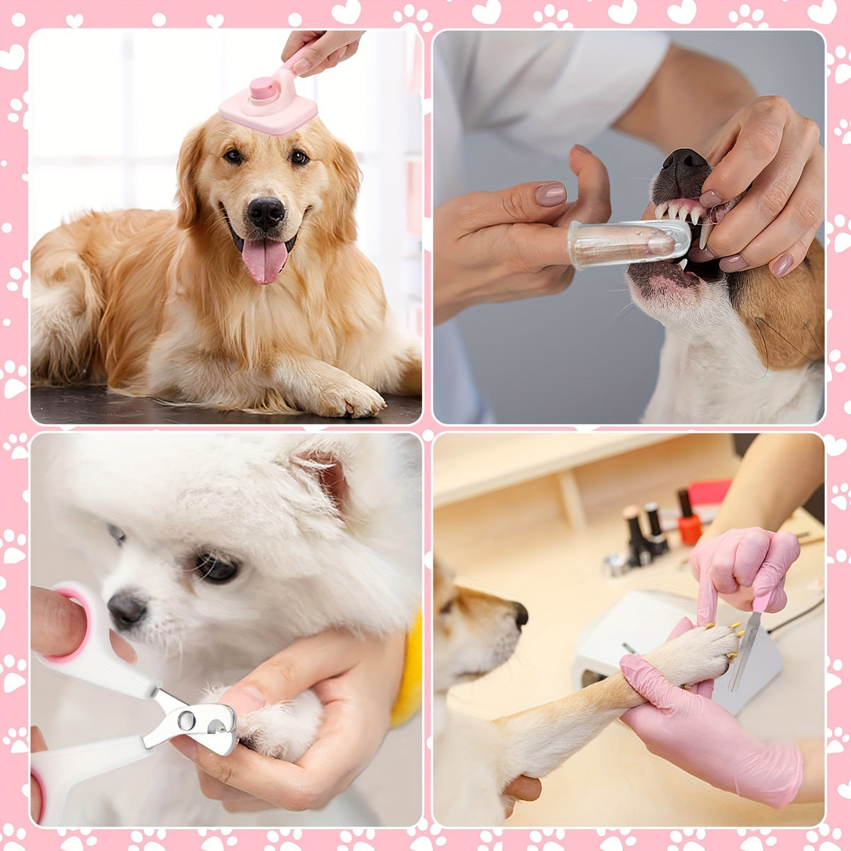 Kit de aseo para perros de 8 piezas