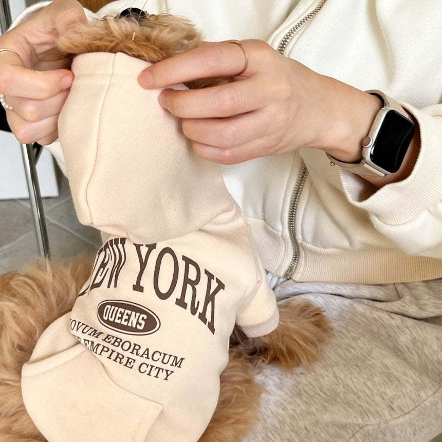 Sudadera afelpada para perros pequeños y gatos
