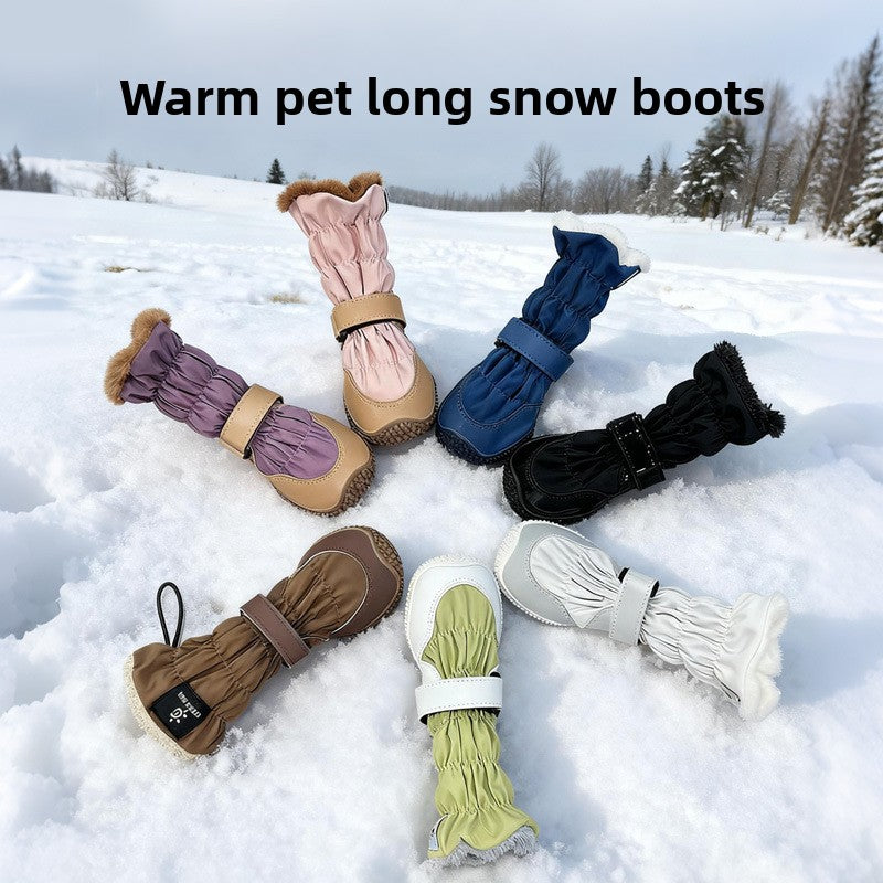 Botas de invierno impermeables antideslizantes para perros
