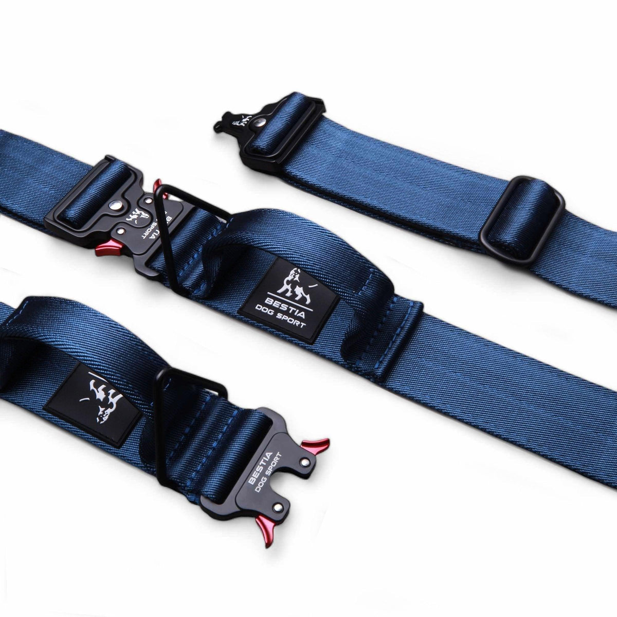 Collar Bestia Dog Sport GripPro con asa de sujeción en color azul