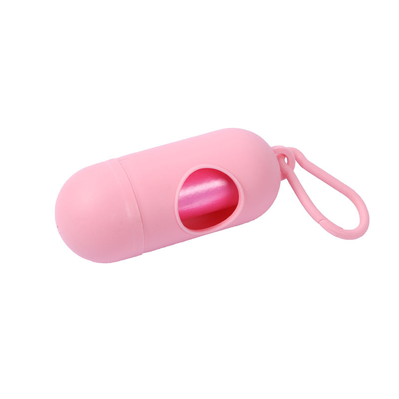 Cápsula dispensadora para bolsas de excrementos