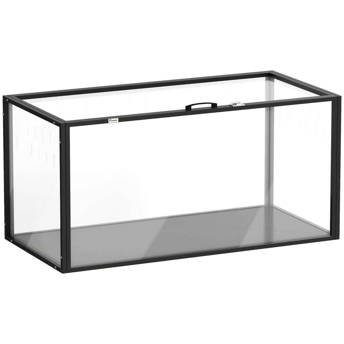 Jaula panorámica para hámster de acero y acrílico, 105 x 51 x 51 cm