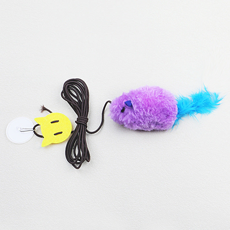 Ratón de peluche con sensor inteligente y sonido para gatos