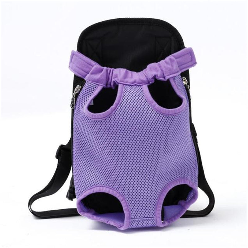 Mochila portabebés para perros y gatos, con patas fuera
