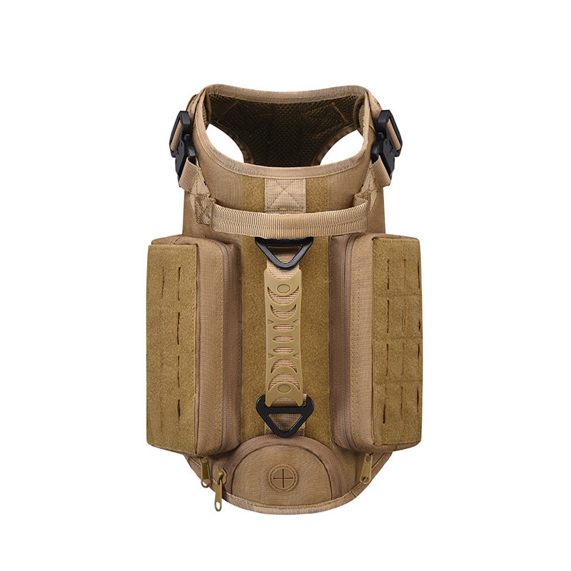 Chaleco táctico impermeable de nylon para perros