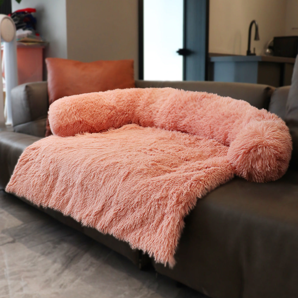 Cama mullida desenfundable para perros