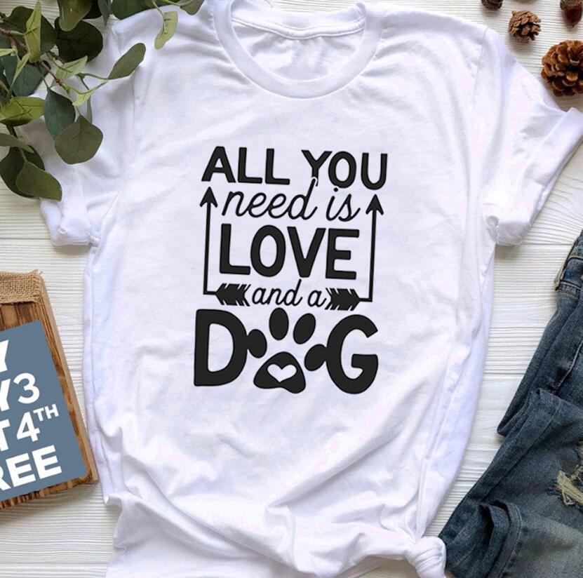Camiseta «All You Need Is Love and a Dog» Pawsome Pets New York