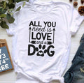 Camiseta «All You Need Is Love and a Dog» Pawsome Pets New York