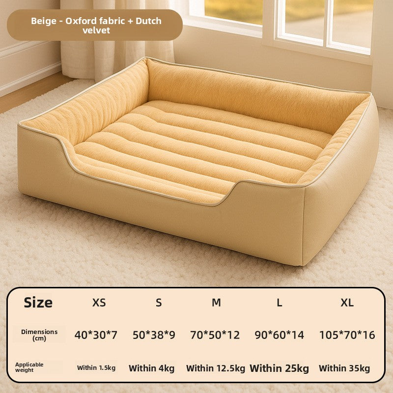 Cama impermeable y desenfundable para perros