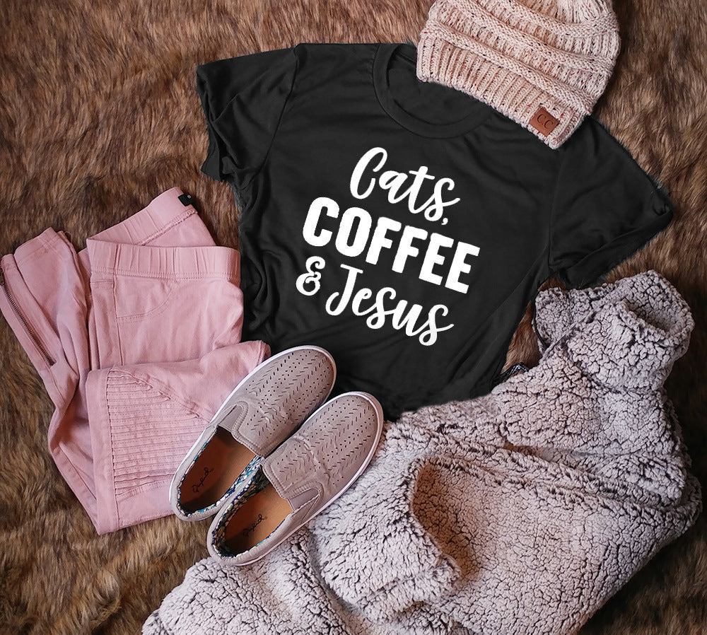 Sudadera Pawsome Pets New York de gatos, café y Jesús