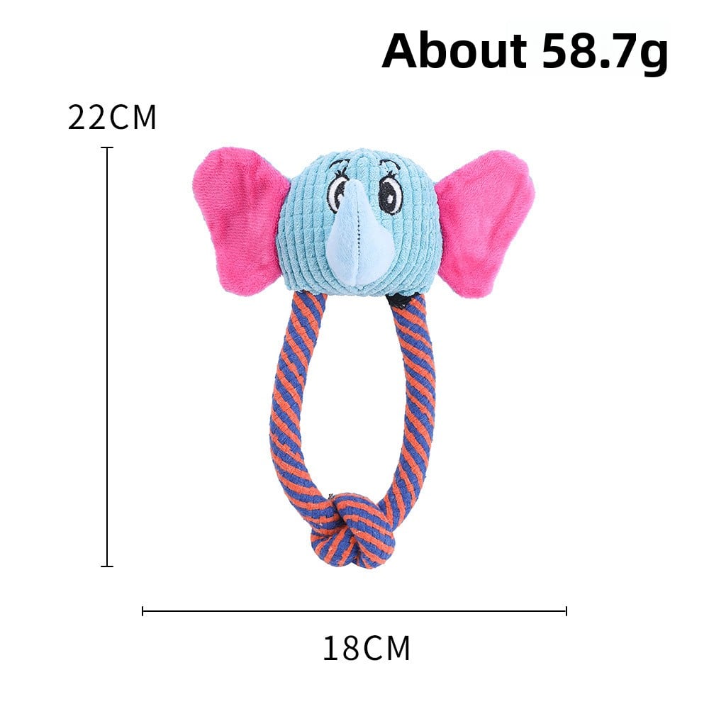 Juguete de peluche resistente para perros y gatos