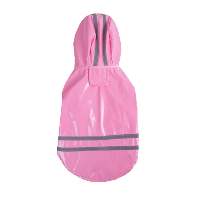 Chubasquero impermeable con capucha para perros y gatos