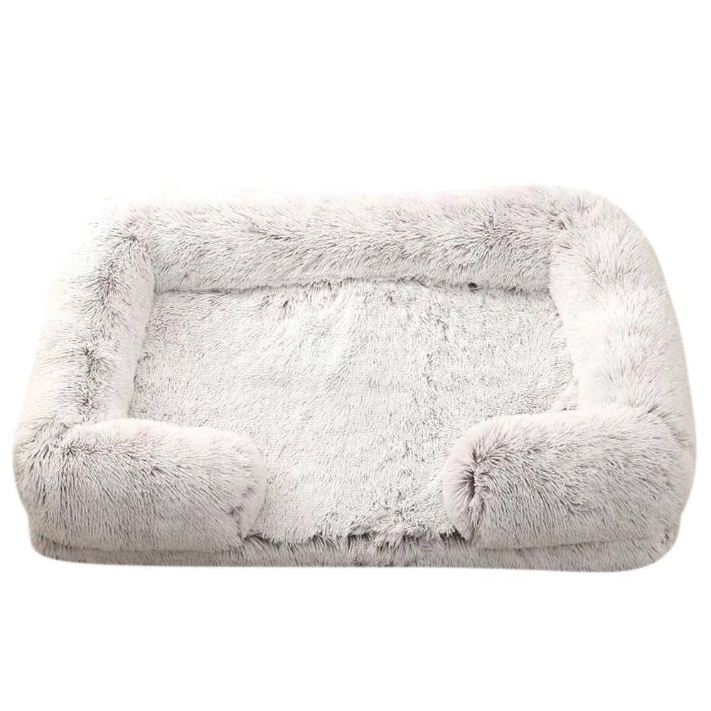 Cama nido de felpa para perros y gatos