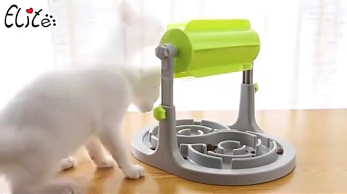 Comedero interactivo Pawsome Pets New York ajustable