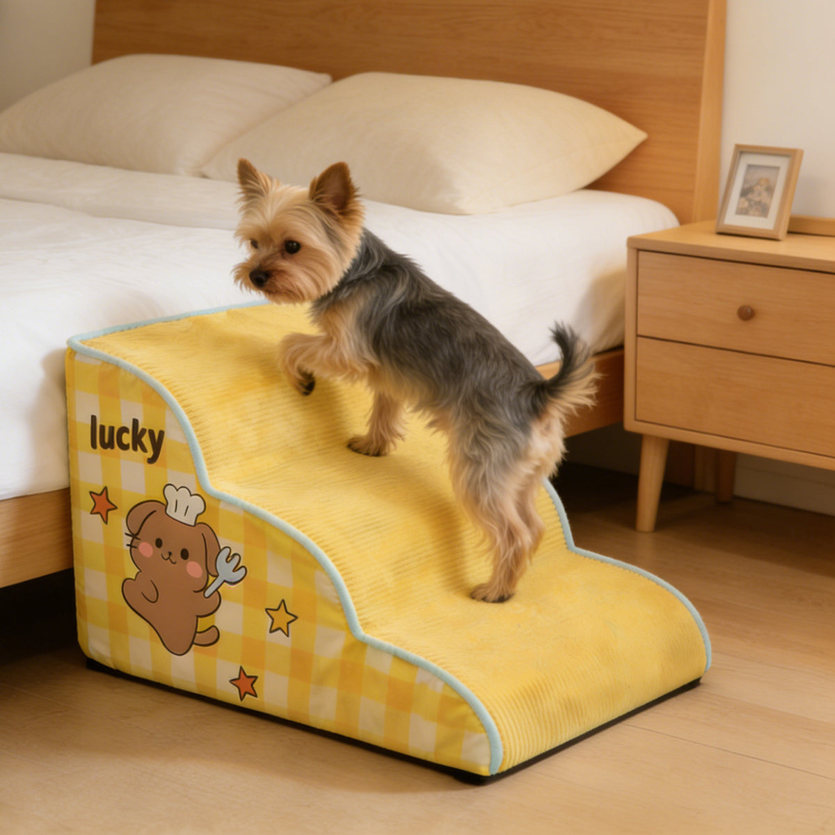 Escalera de espuma para perros pequeños y gatos