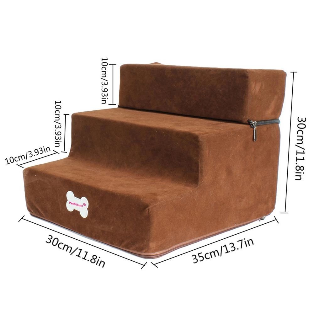 Escalera de espuma lavable para perros pequeños
