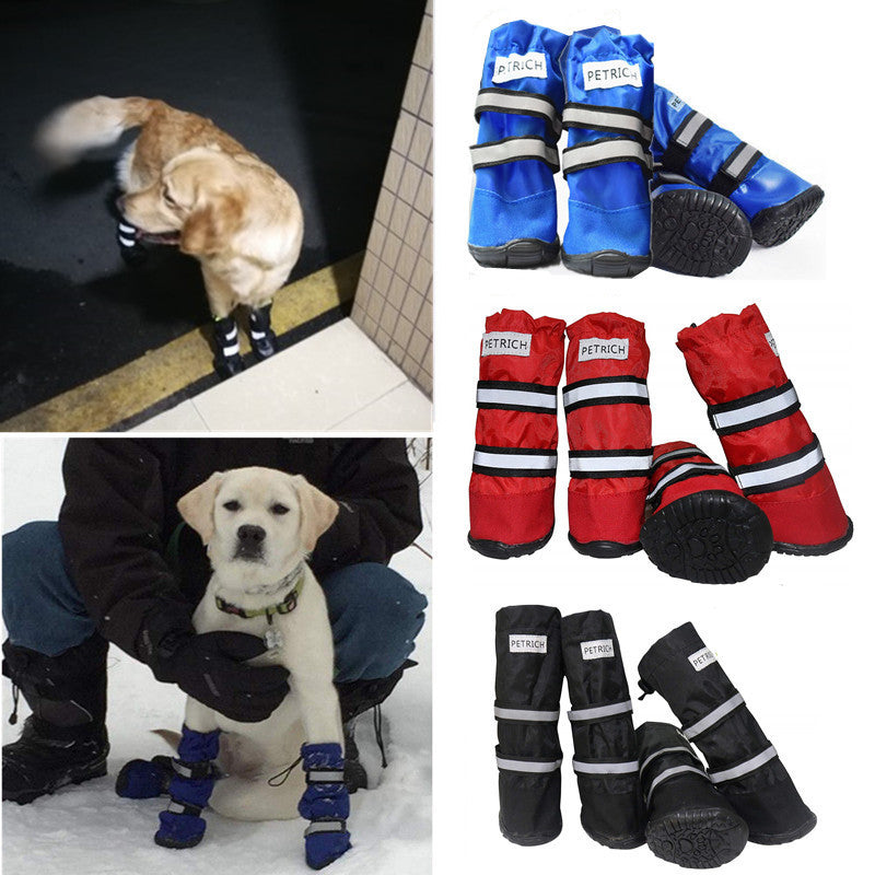 Botas impermeables y cálidas para perros