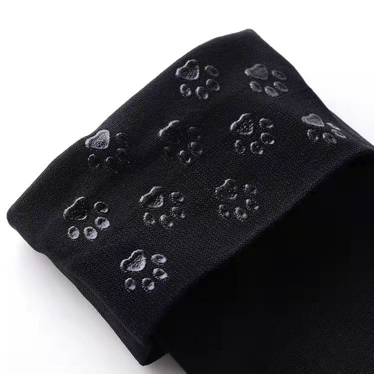 Calcetines con patas de gato 3D y almohadillas de silicona