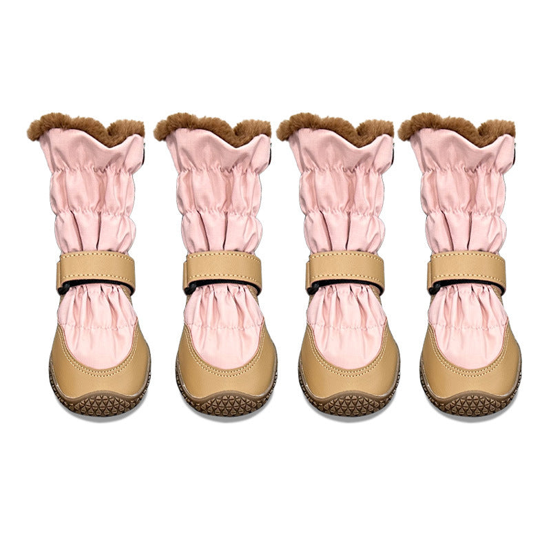 Botas de invierno impermeables antideslizantes para perros