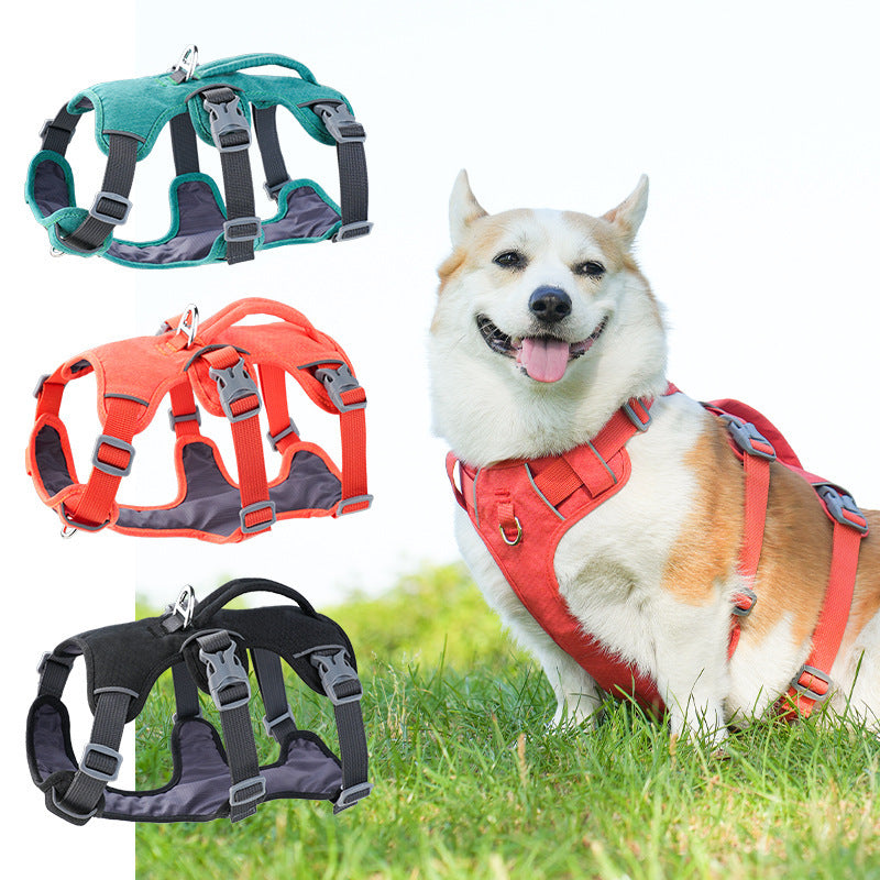 Arnés reflectante tipo chaleco para perros pequeños