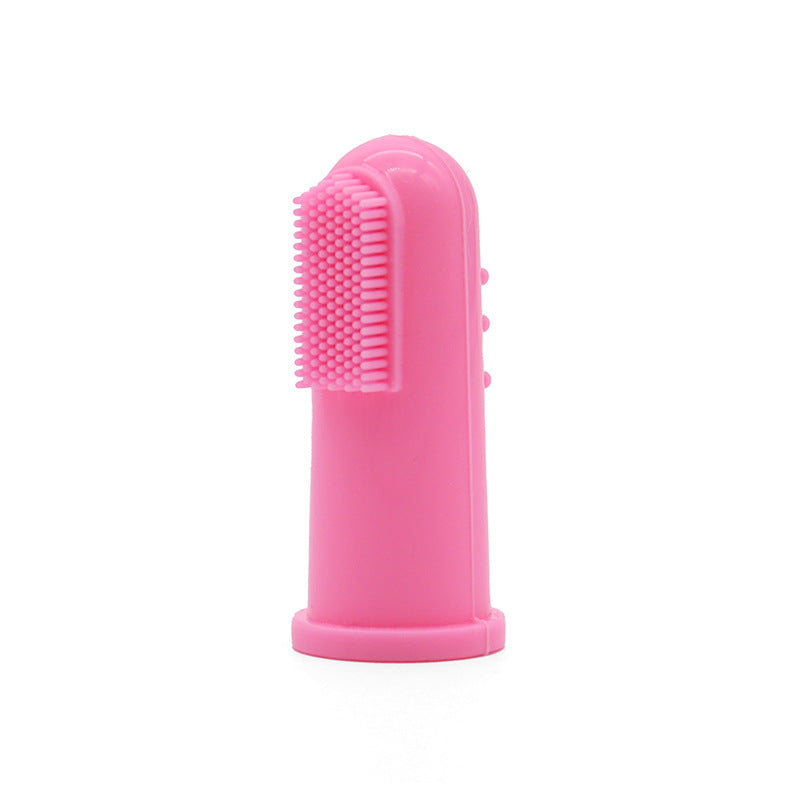 Cepillo dental de silicona para perros y gatos