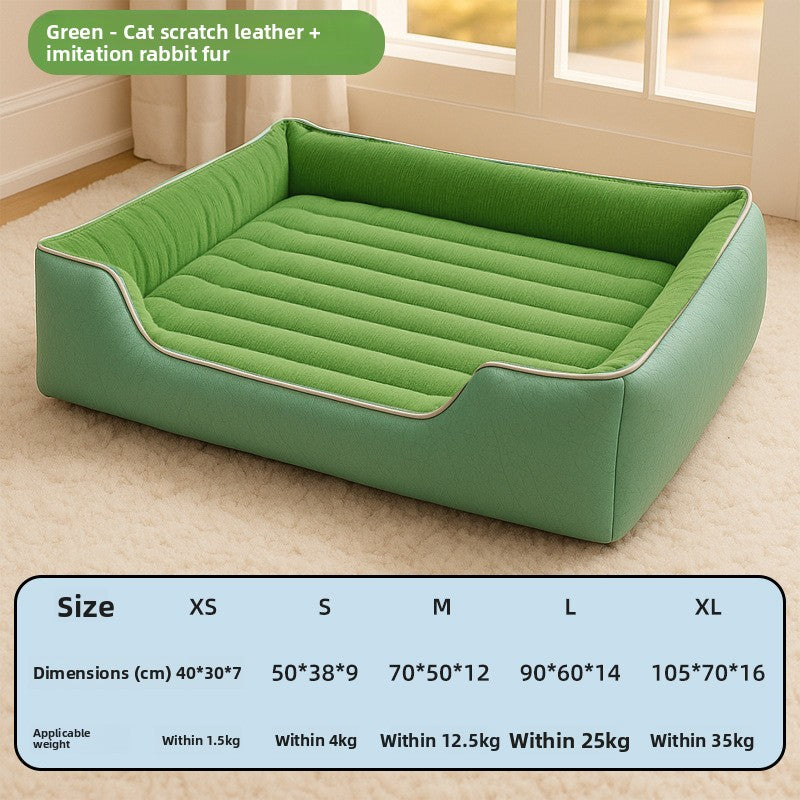 Cama impermeable y desenfundable para perros