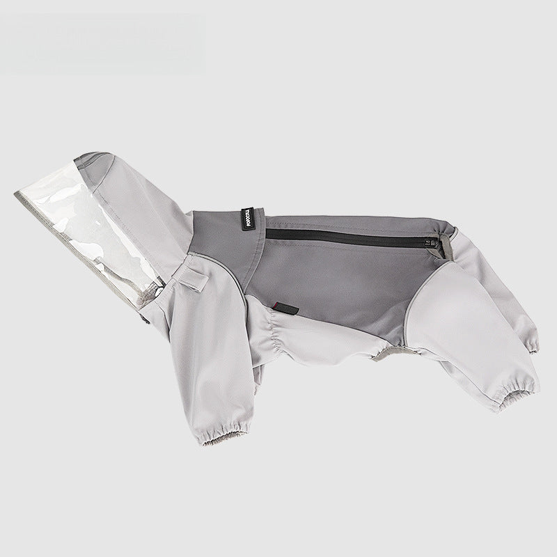 Chubasquero impermeable de cuatro patas para perros