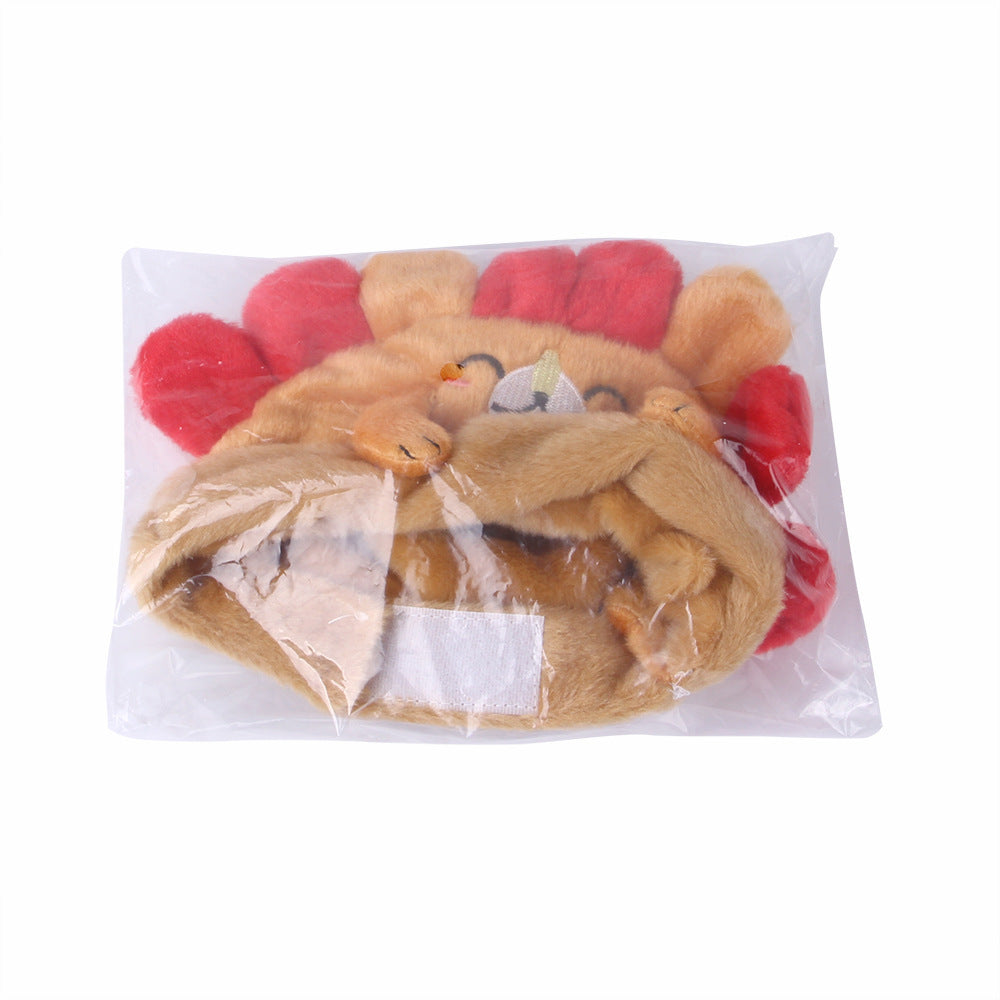 Gorro decorativo de erizo para gatos y perros pequeños