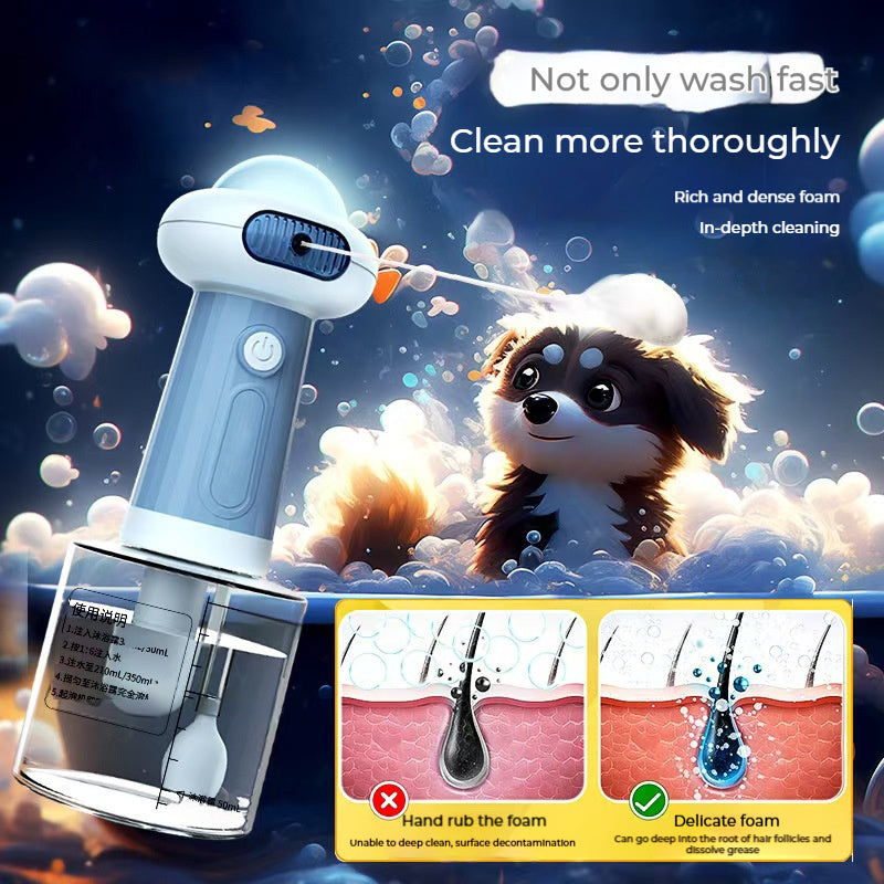 Máquina eléctrica de espuma para baño de perros y gatos, foto 3 de 4