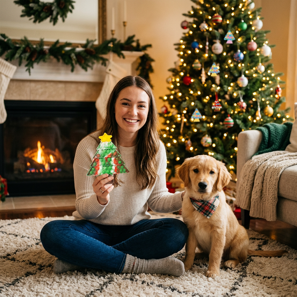 Juguete antiestrés Pop It árbol de Navidad | Pawsome Pets New York